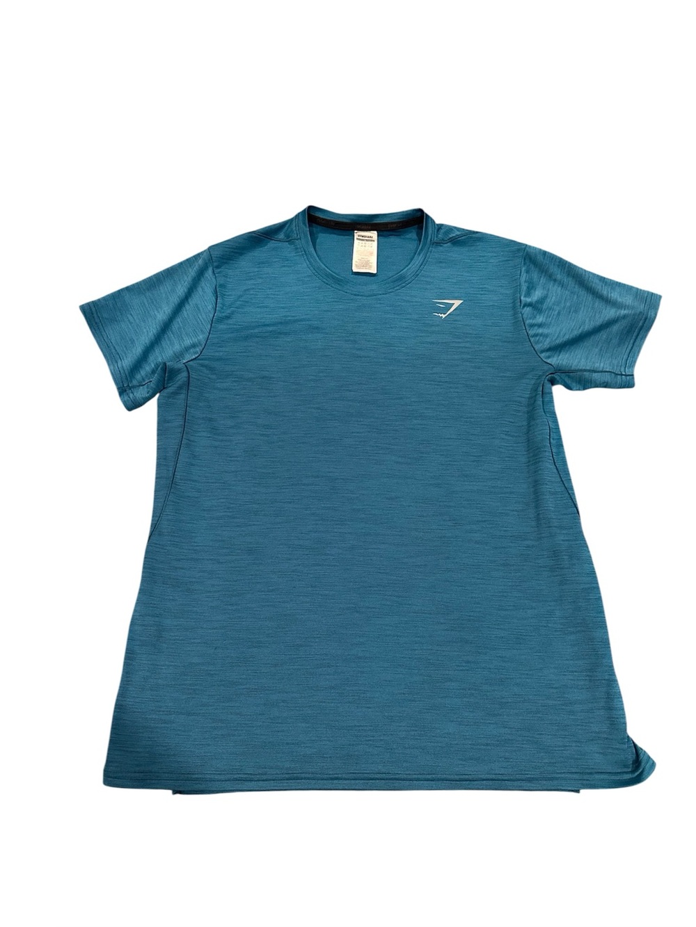 Gymshark Men's Teal Performance Tee - Lightweight Athletic Shirt Size Large
